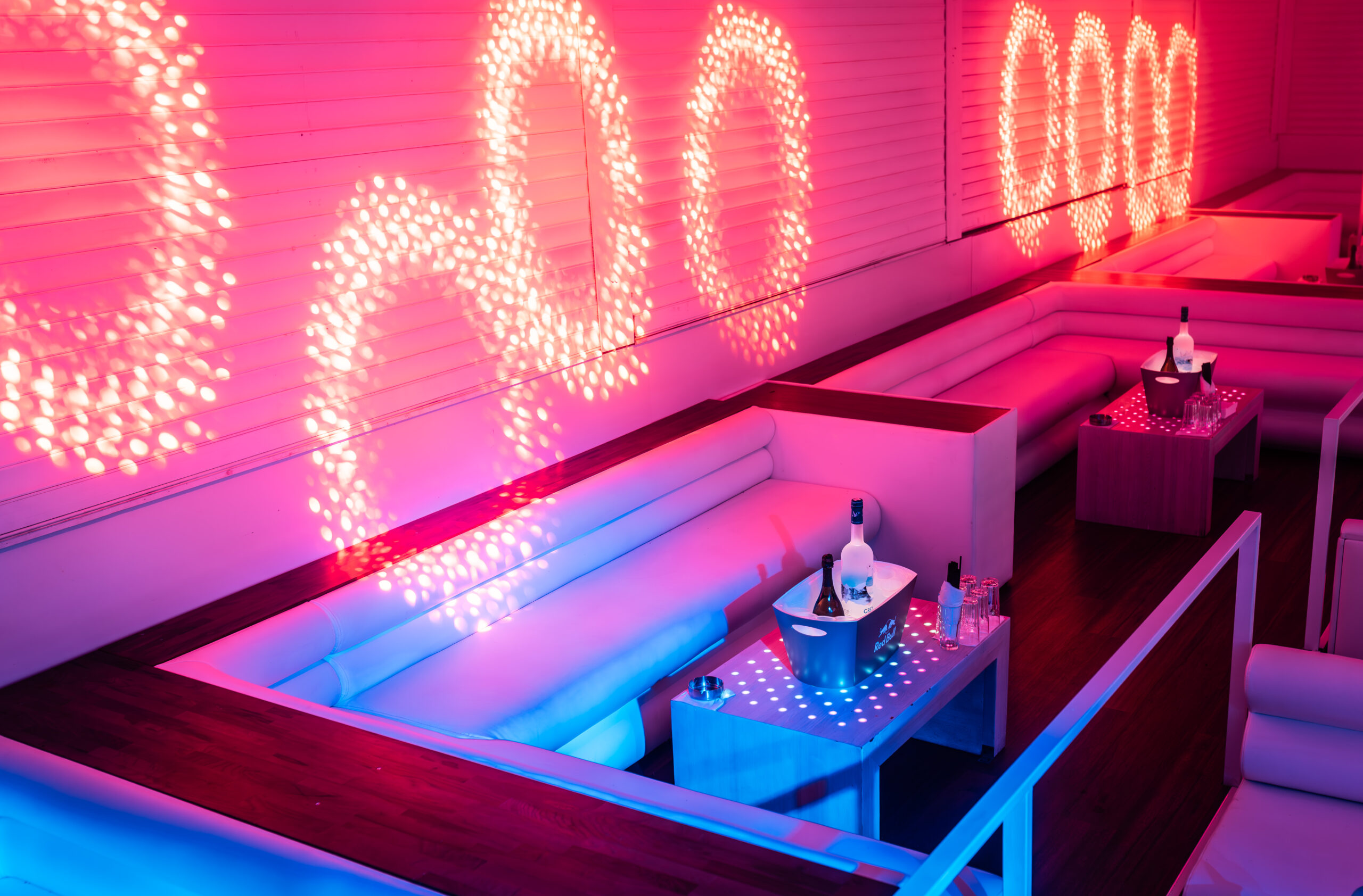 Super VIP lounge at Freestyler Belgrade nightclub with bottle service